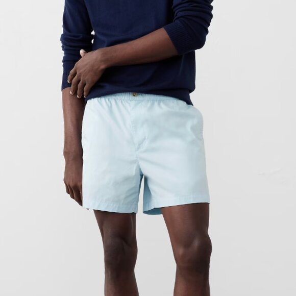 Banana Republic NWT Men's 5” Summerweight Chino Shorts in Light Shell Blue, 36 - Picture 1 of 10